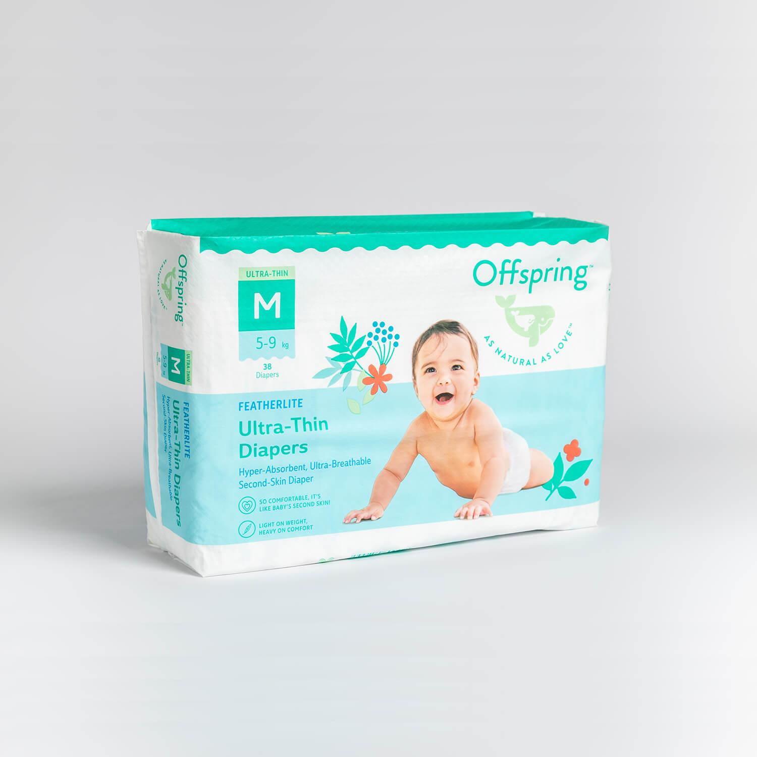 Offspring Featherlite Ultra-Thin Diapers-Bebehaus
