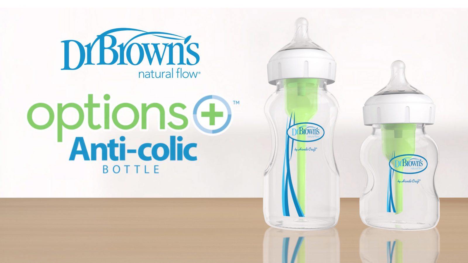 Dr. Brown's Natural Flow® Options+™ Baby Bottle [Wide-Neck/PESU]-Bebehaus