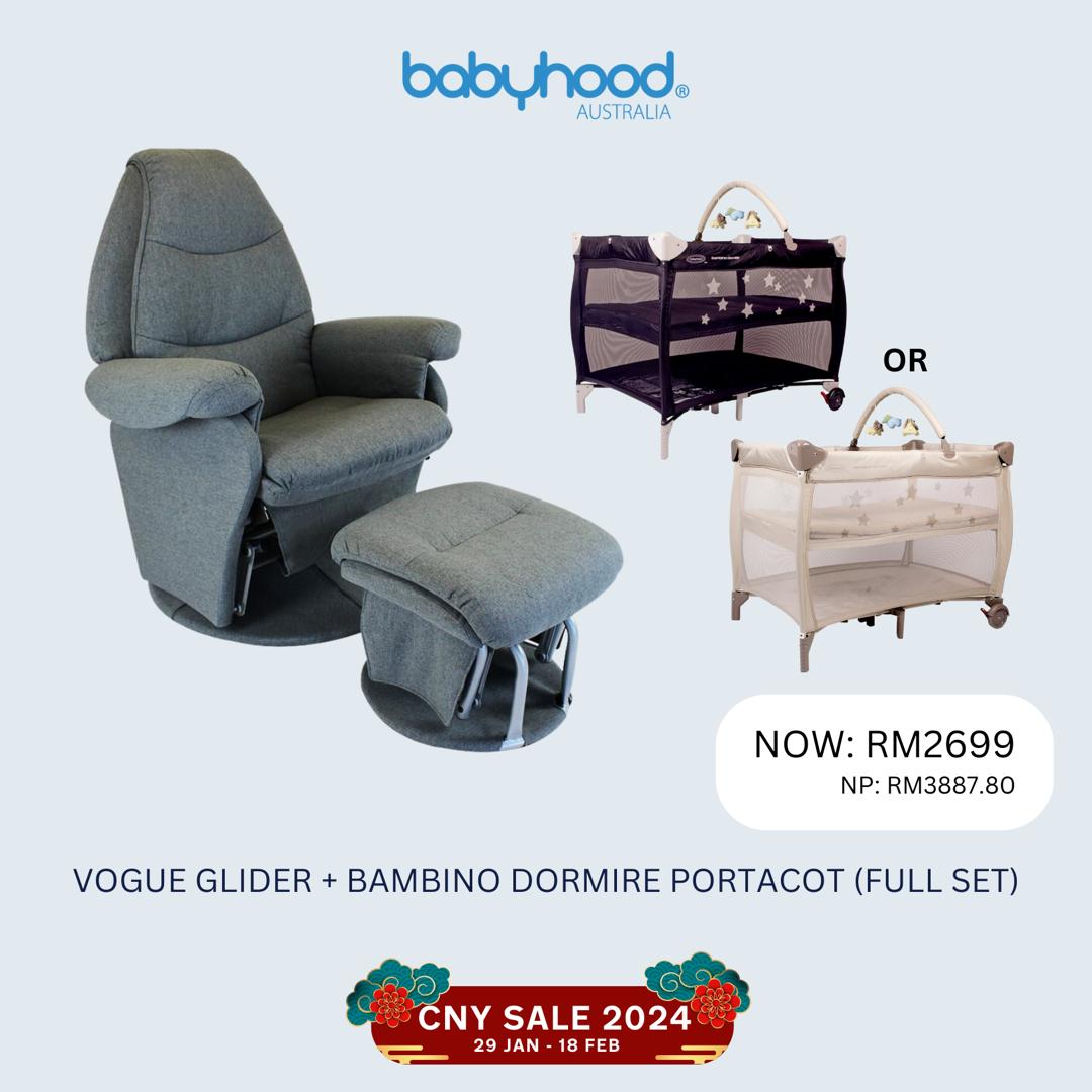 Babyhood Vogue Glider Chair CNY Promo
