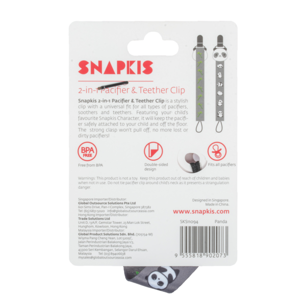 Snapkis Pacifier & Teether Clip-Bebehaus