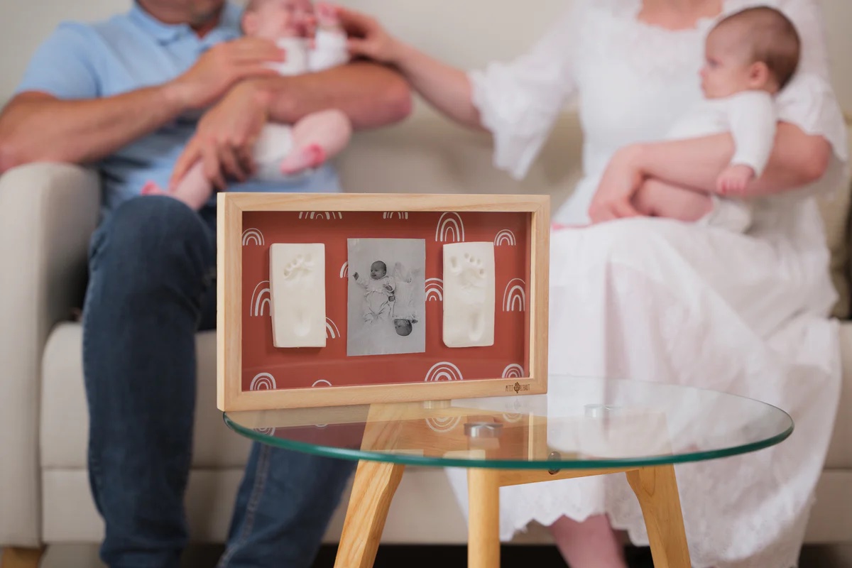 Petit Artichaut 2 Prints Frame - Rainbow Terracotta