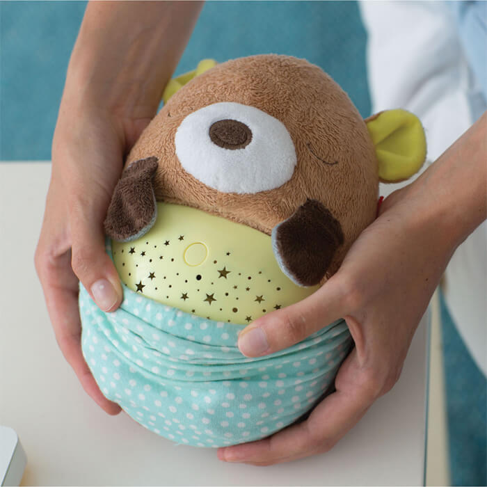 Skip Hop Moonlight & Melodies Hug Me Projection Baby Soother-Bebehaus