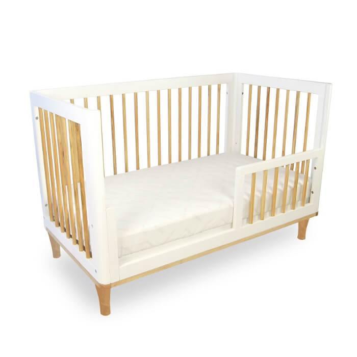 Babyhood Riya 5 in 1 Cot Bed - White-Bebehaus