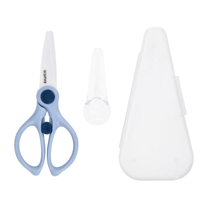 Snapkis Ceramic Baby Food Scissors with Case