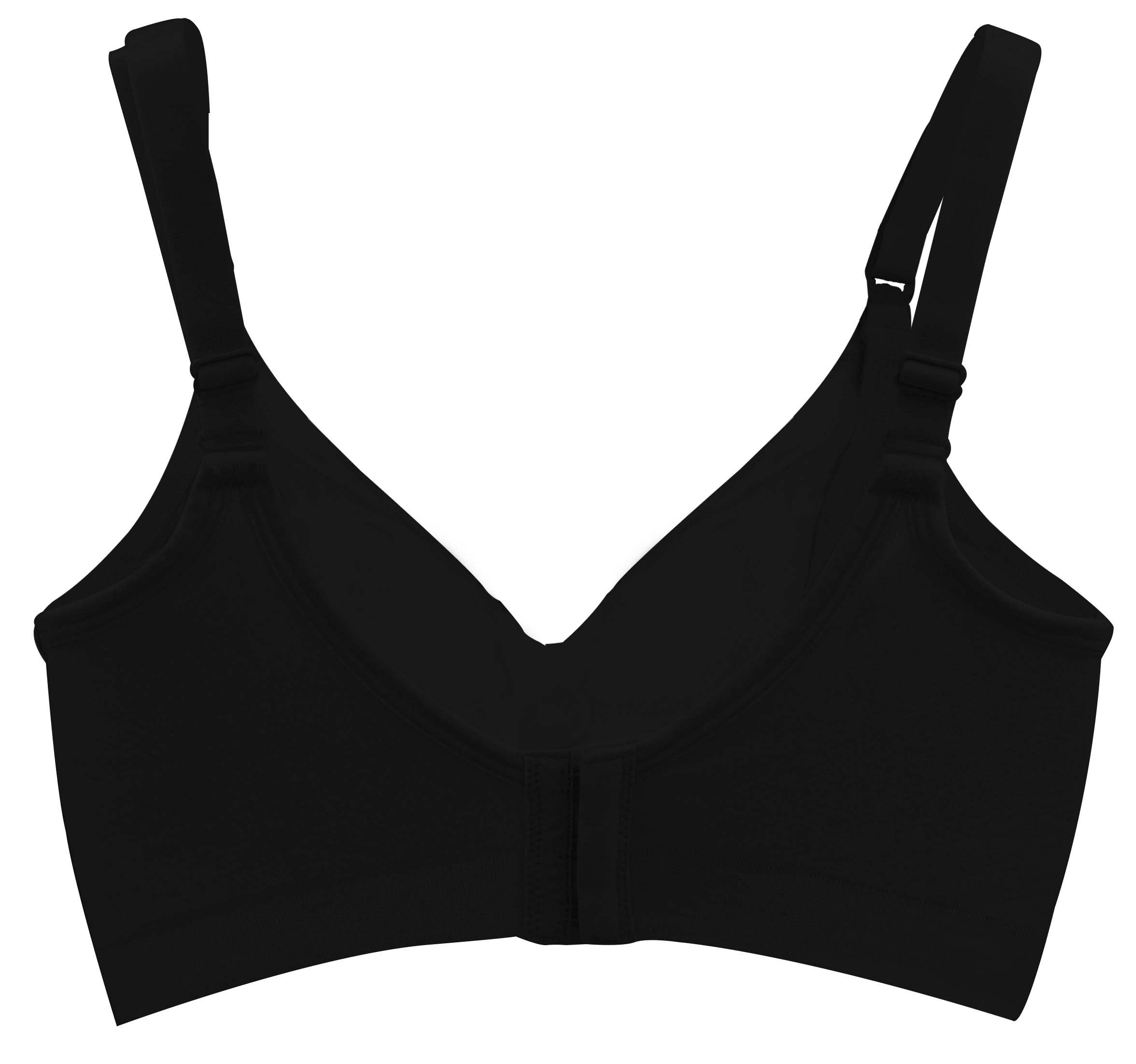 Lunavie Seamless Nursing Bra Black-Bebehaus