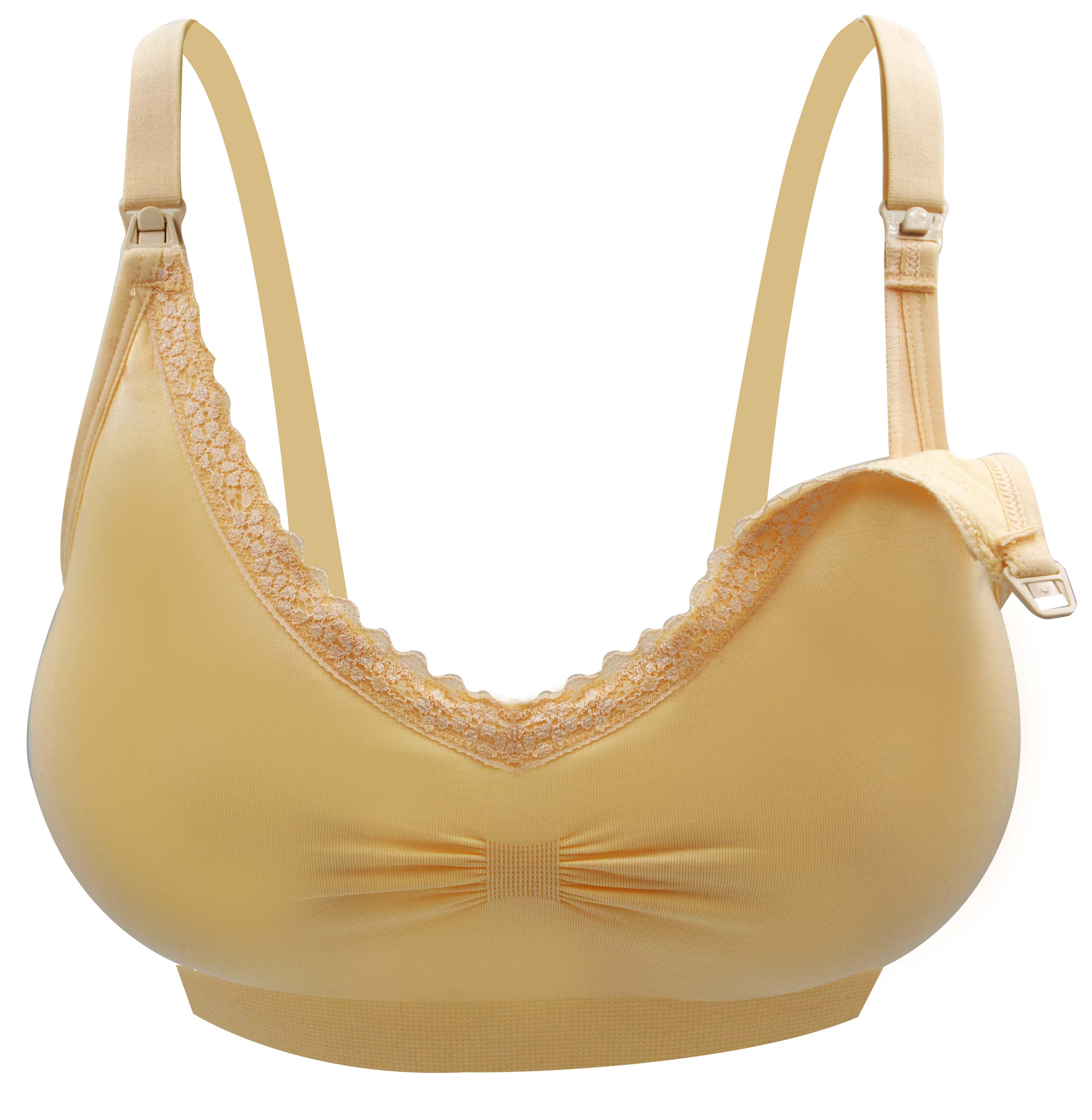 Lunavie Seamless Nursing Bra Nude-Bebehaus