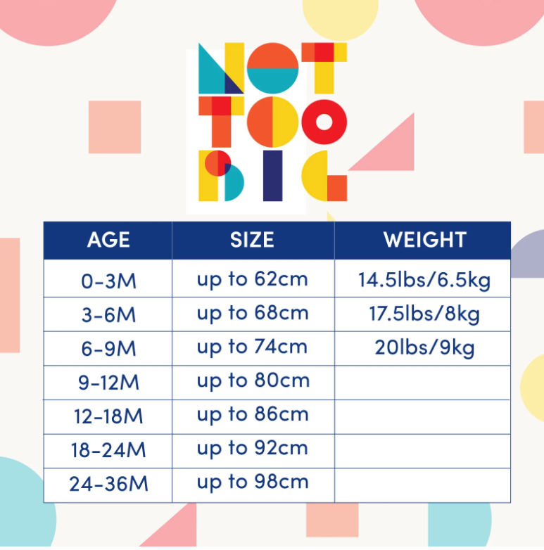 NOTTOOBIG Bamboo Spandex Bodysuits - Tiger-Bebehaus