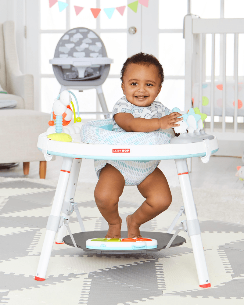Skip Hop Silver Lining Cloud Baby's View 3-Stage Activity Center-Bebehaus