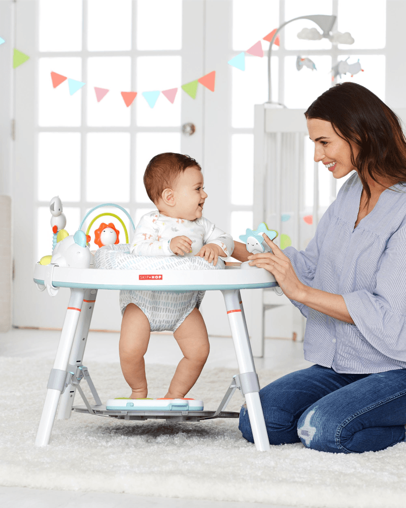 Skip Hop Silver Lining Cloud Baby's View 3-Stage Activity Center-Bebehaus