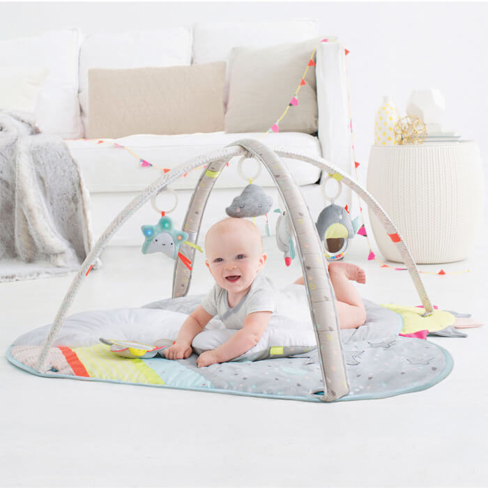 Skip Hop Silver Lining Cloud Activity Gym Play Mat-Bebehaus
