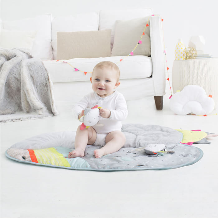 Skip Hop Silver Lining Cloud Activity Gym Play Mat-Bebehaus