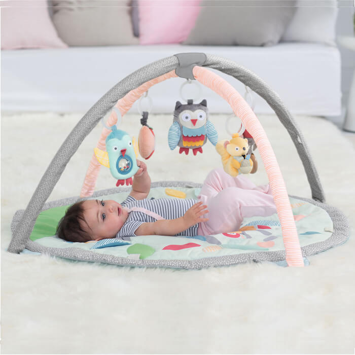 Skip Hop Treetop Friends Baby Activity Gym Play Mat Grey Pastel-Bebehaus