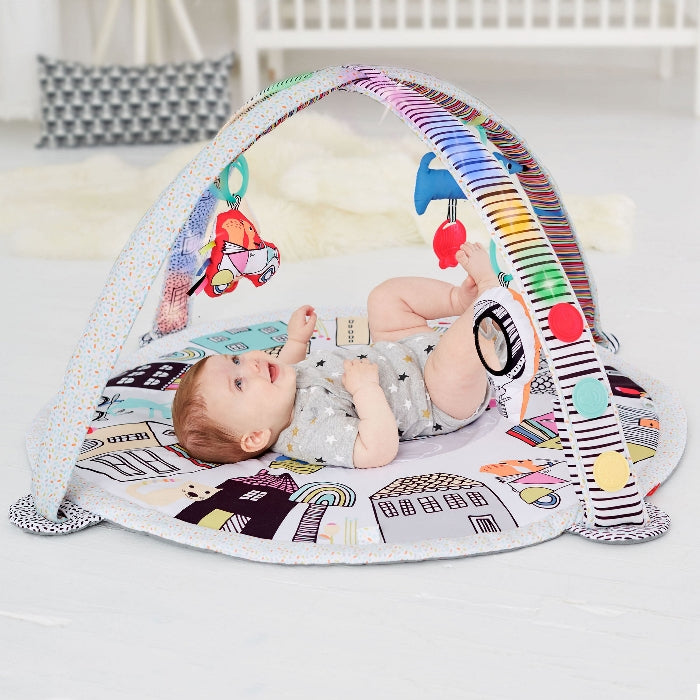 Skip Hop Vibrant Village Smart Lights Activity Gym Play Mat-Bebehaus
