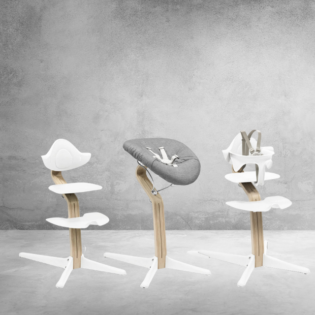 Stokke Nomi Chair Oak/Walnut-Bebehaus