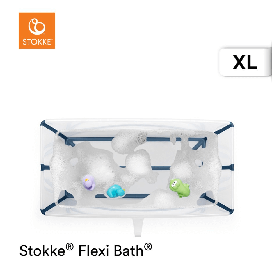 Stokke Flexi Bath XL (Transparent Blue)-Bebehaus