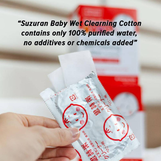 Suzuran Baby Wet Cleaning Cotton 30 pcs-Bebehaus