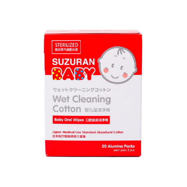 Suzuran Baby Wet Cleaning Cotton 30 pcs-Bebehaus
