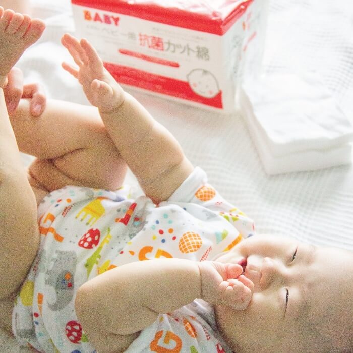 Suzuran Baby Antibacterial Cotton 120 pcs-Bebehaus