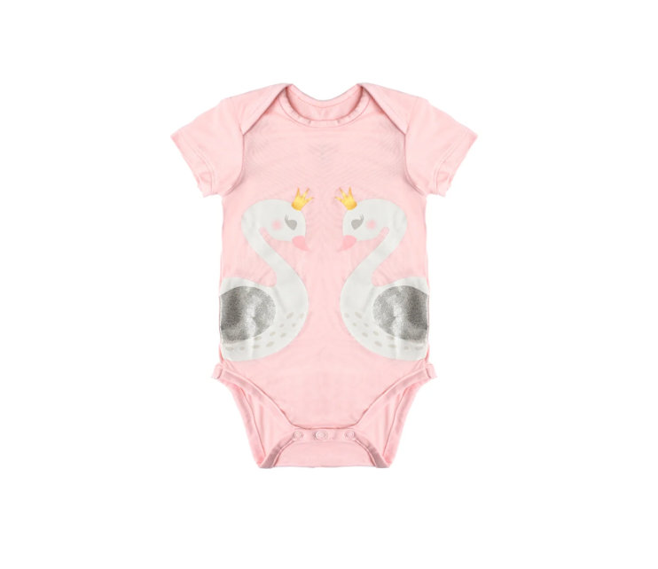 NOTTOOBIG Bamboo Spandex Bodysuits - Swan-Bebehaus