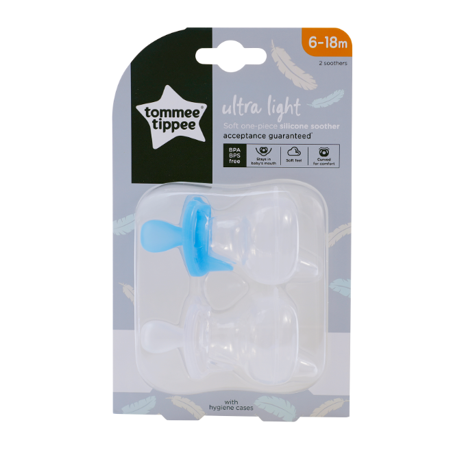 Tommee Tippee Soother Ultra Light 6-18m (2Pack)-Bebehaus