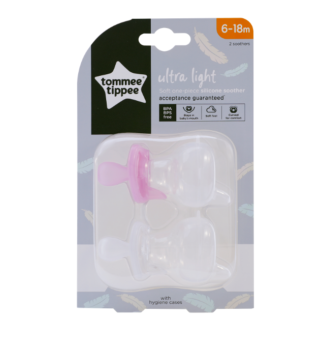 Tommee Tippee Soother Ultra Light 6-18m (2Pack)-Bebehaus