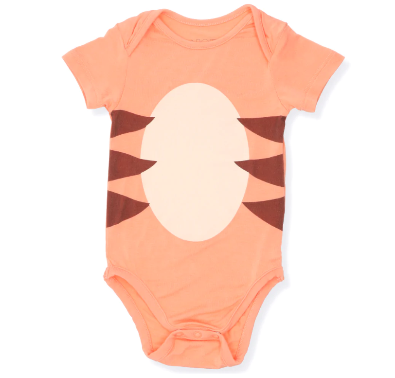 NOTTOOBIG Bamboo Spandex Bodysuits - Tiger-Bebehaus