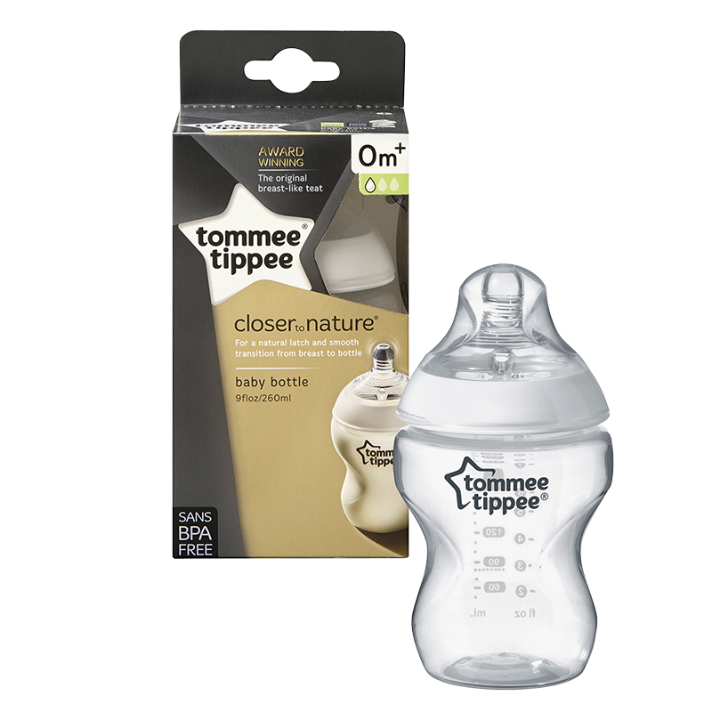 Tommee Tippee Feeding Bottle (Original Teat) 260ml/9oz-Bebehaus