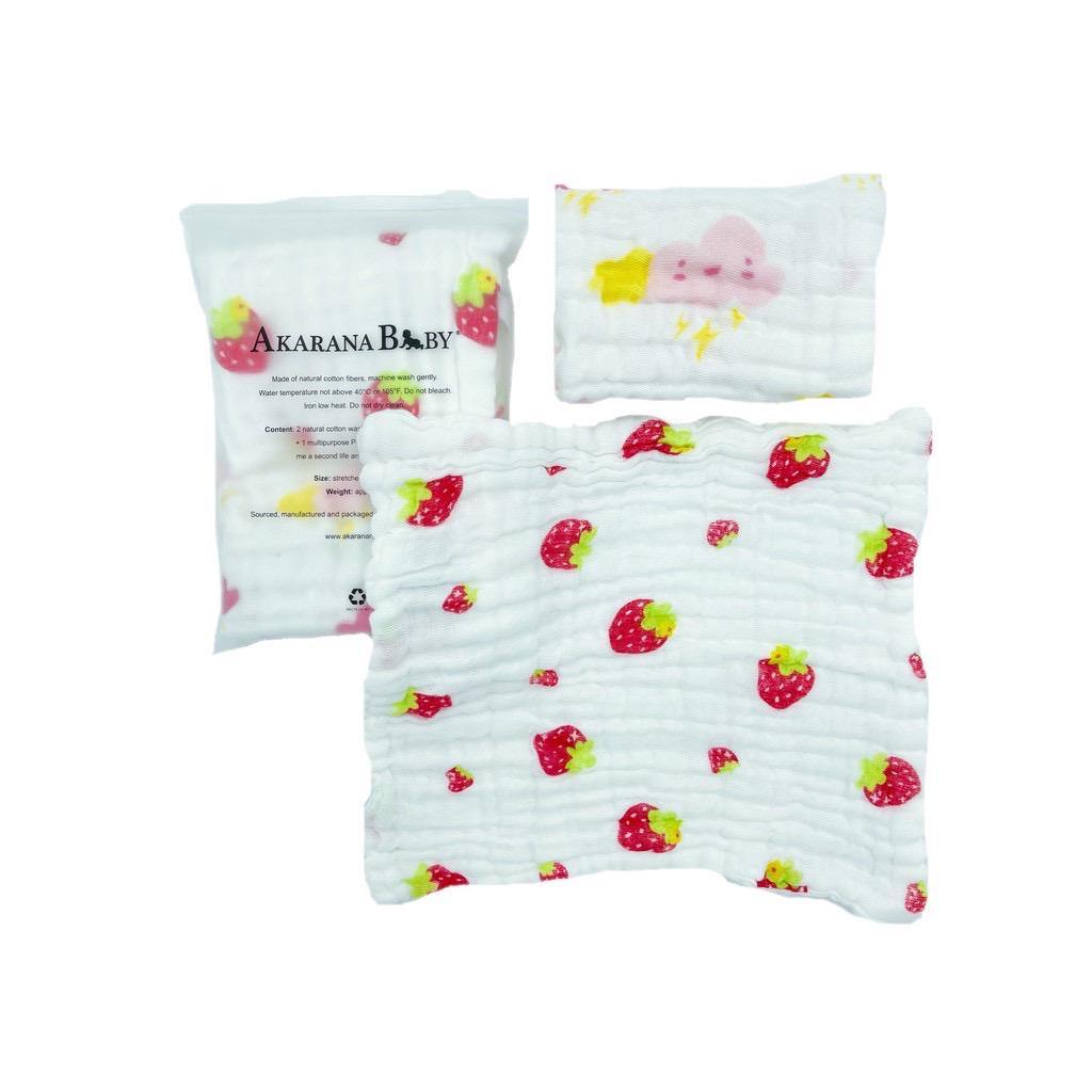 Akarana Baby Muslin Wash Cloths-Bebehaus
