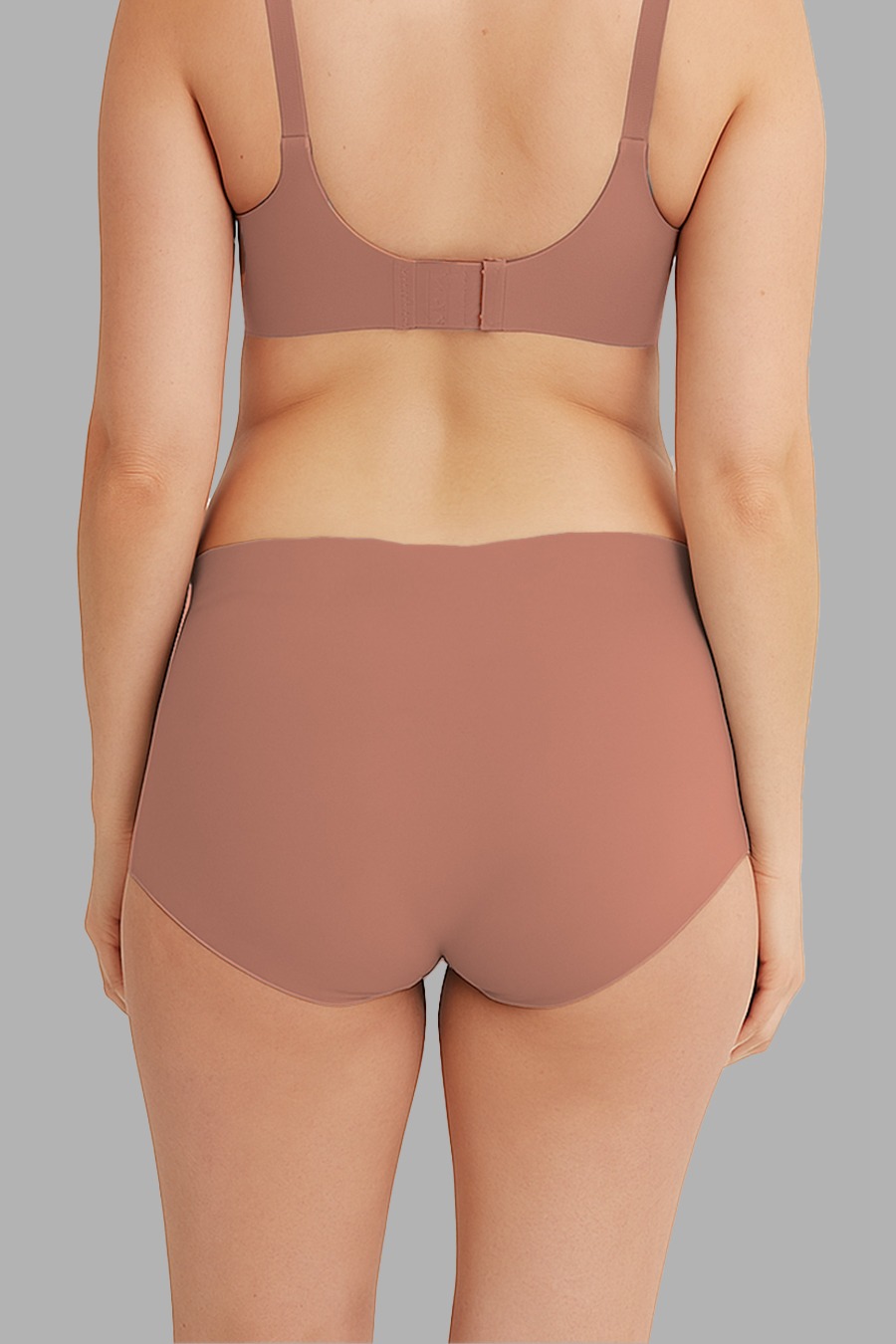 9 Months Antibacterial Maternity Seamless Panties - Coral