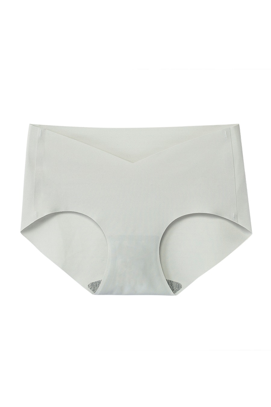 9 Months Antibacterial Maternity Seamless Panties - Light Grey