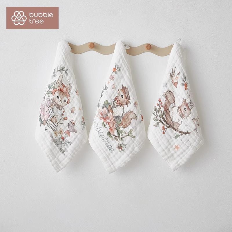 Bubble Tree Six Layer Hankerchief 30cm*30cm ( 3psc Set )
