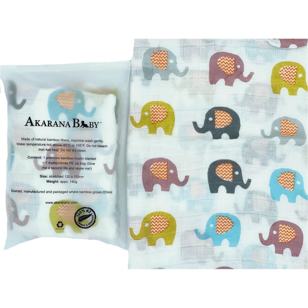 Akarana Baby Bamboo Muslin Blanket-Bebehaus