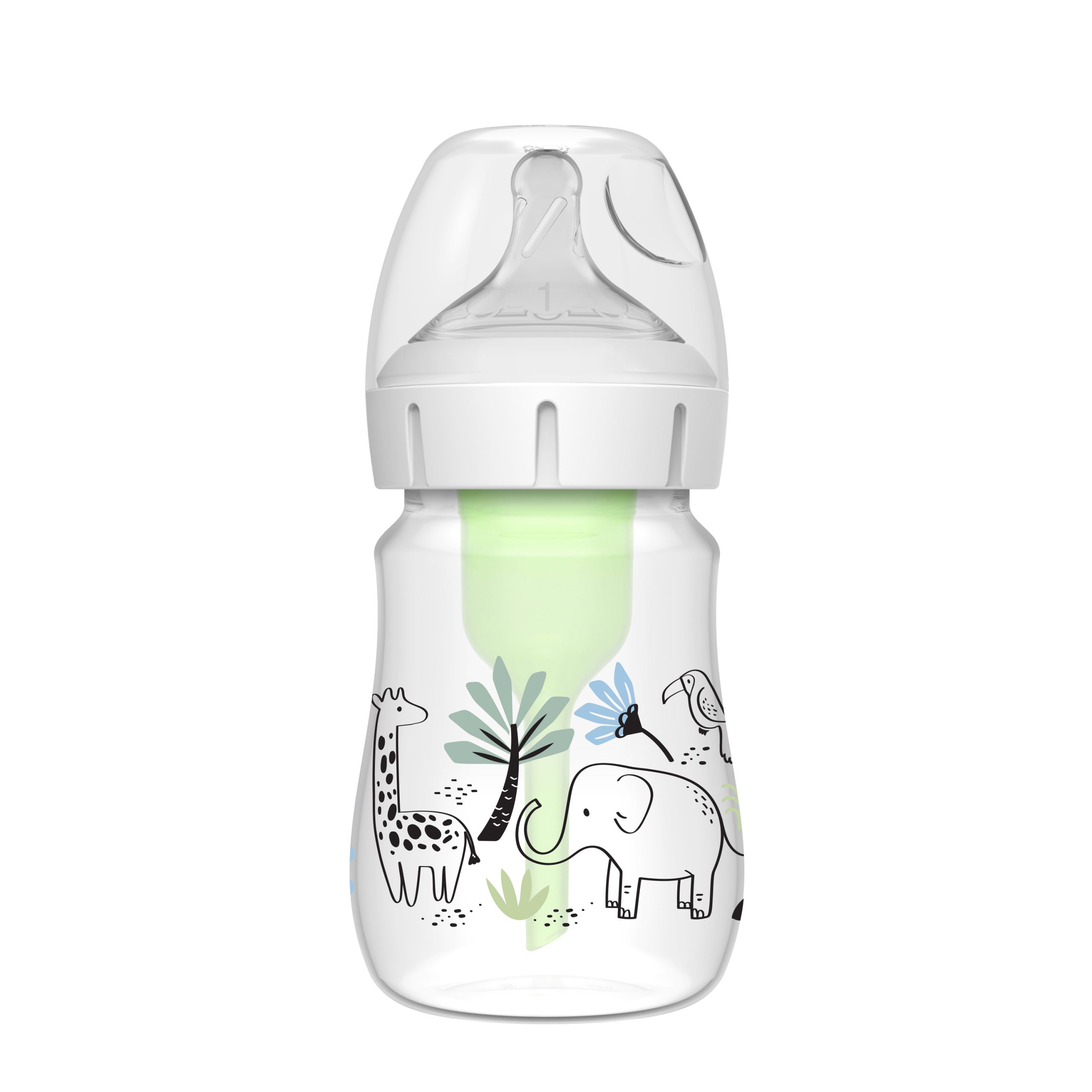 Dr. Brown's Natural Flow® Options+™ Anti-Colic Baby Bottle [Wide-Neck] - Animal