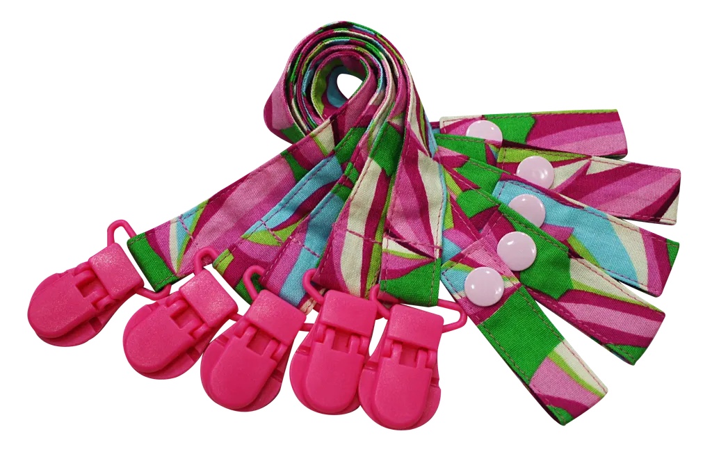 Angel Mel Organic Cotton Soother Clip