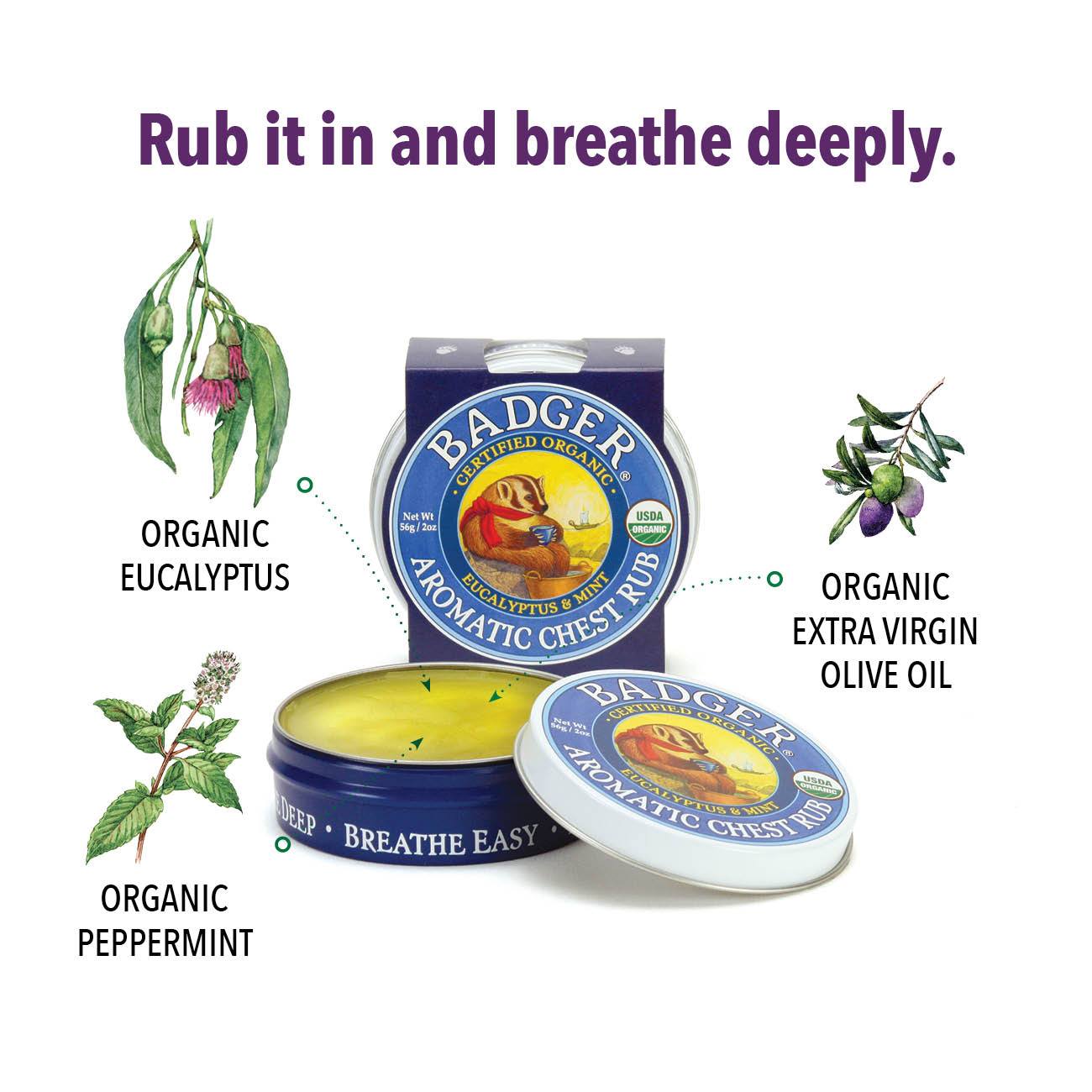 Badger Aromatic Chest Rub-Bebehaus
