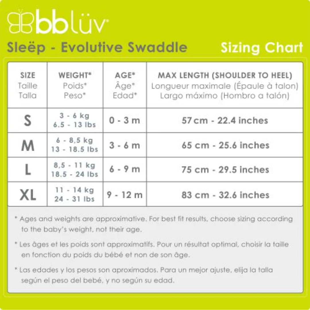 bbluv Sleëp 3 in 1 Convertible Swaddle-Bebehaus