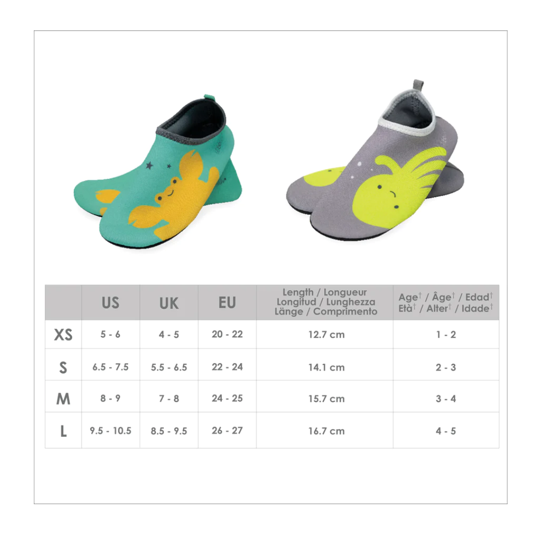 bbluv Shooz Protective Water Shoes - Aqua (Medium)-Bebehaus