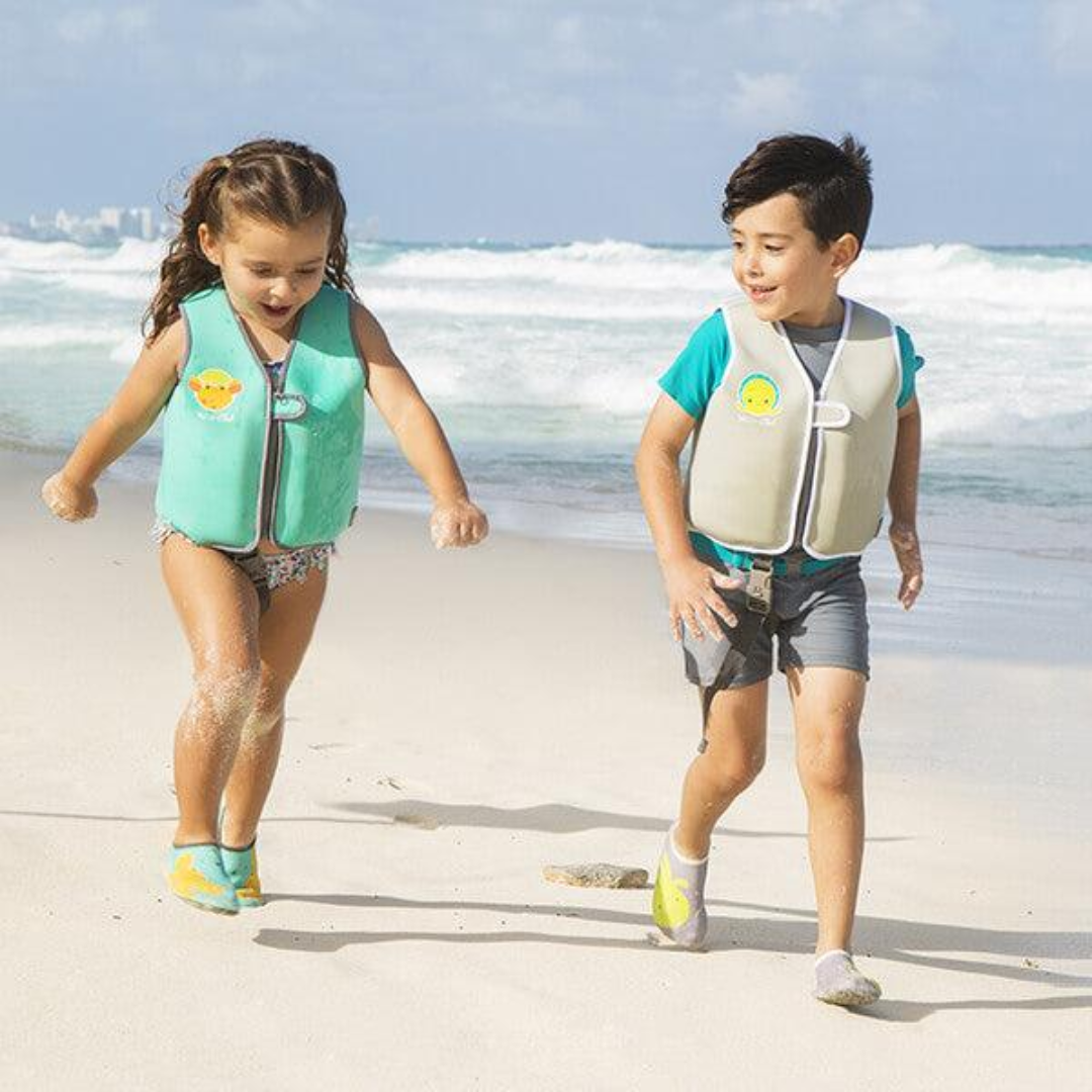 bbluv Naj Adjustable Neopreme Swim Vest -Grey 3-6 years old-Bebehaus