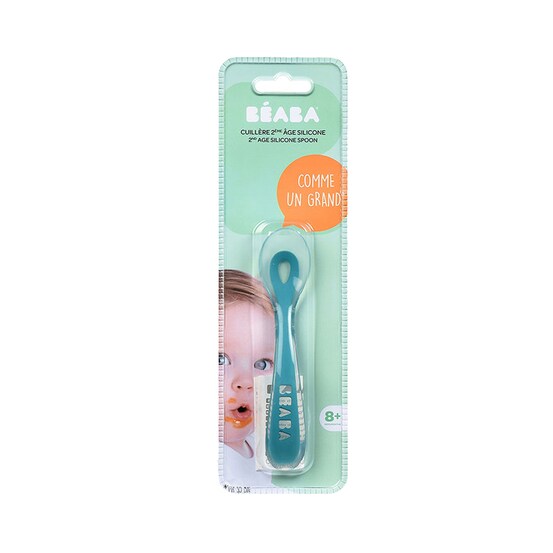 Beaba Ergonomic 2nd Age Silicone Spoon-Bebehaus