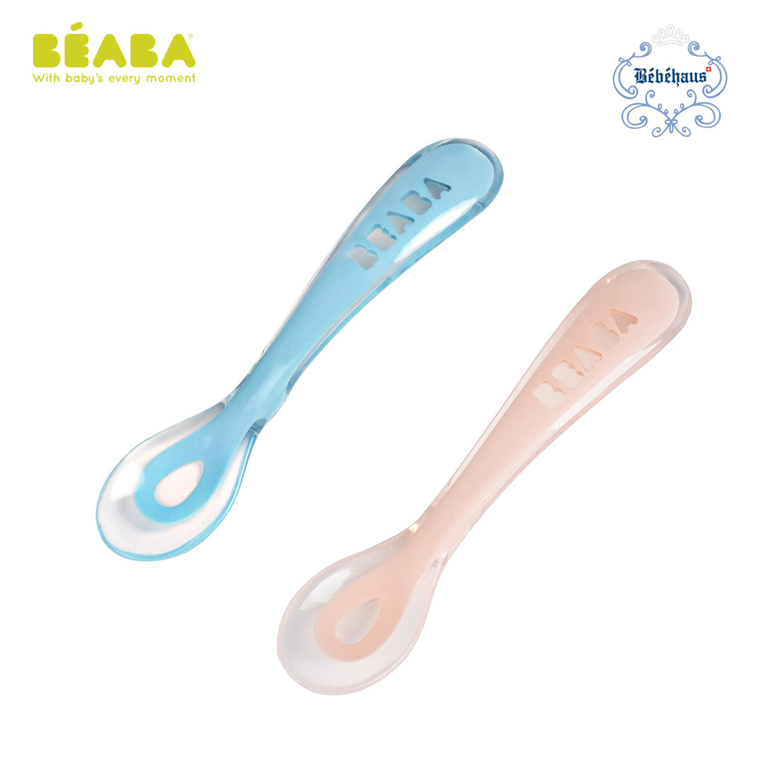 Beaba Ergonomic 2nd Age Silicone Spoon-Bebehaus