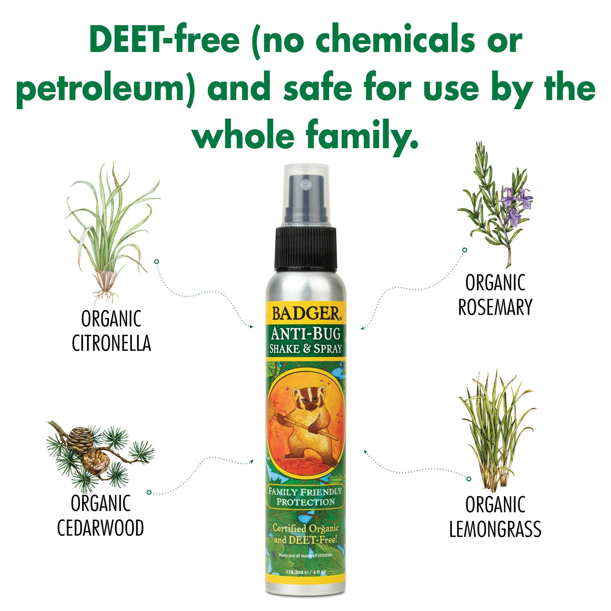 Badger Anti Bug Shake & Spray 2.7oz-Bebehaus