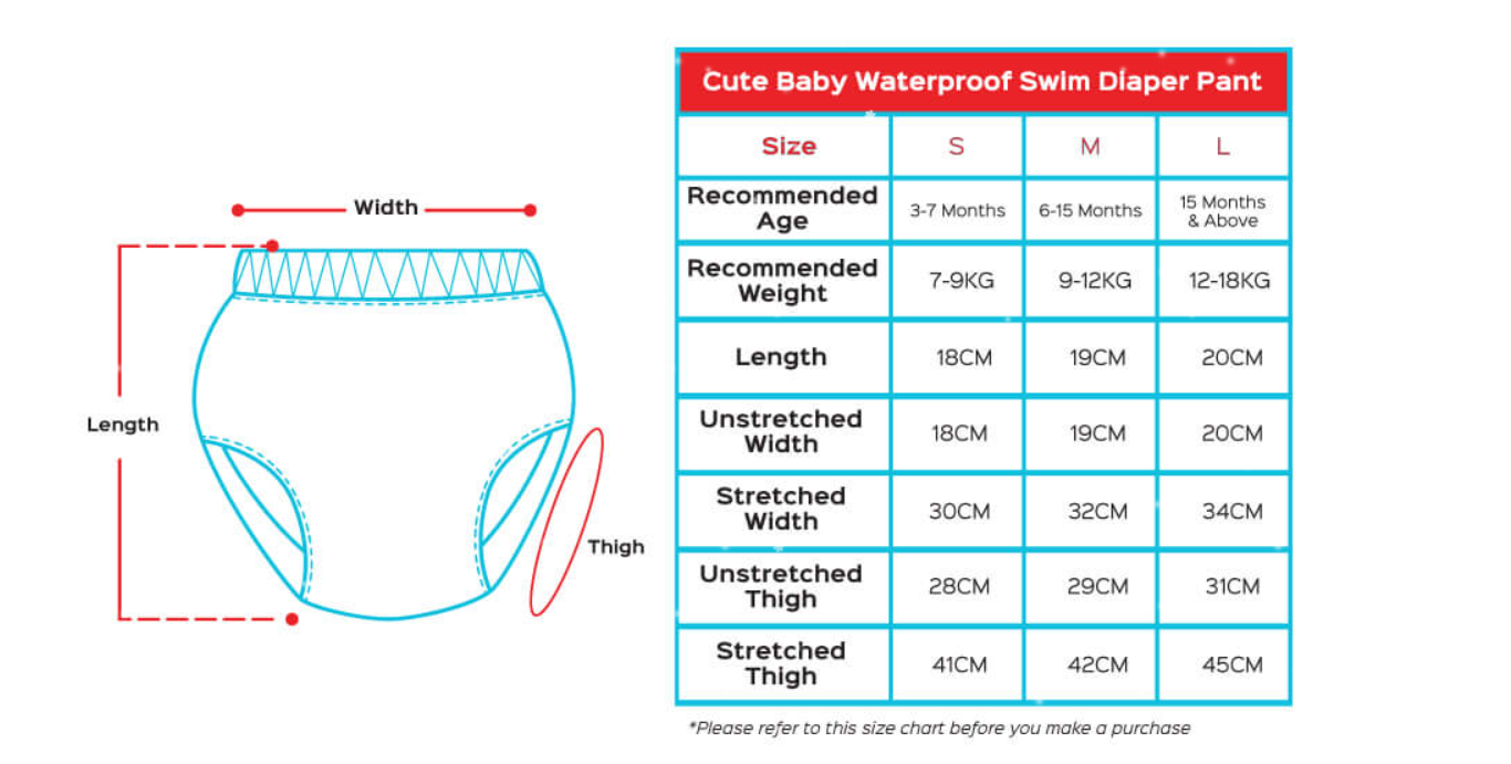 Cheekaaboo Baby Waterproof Diaper Pant - Large-Bebehaus