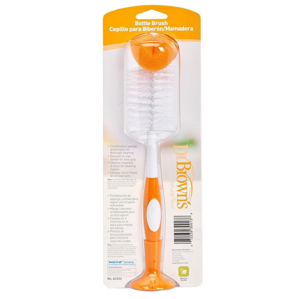 Dr. Brown's Natural Flow® Baby Bottle Brush (Assorted)-Bebehaus