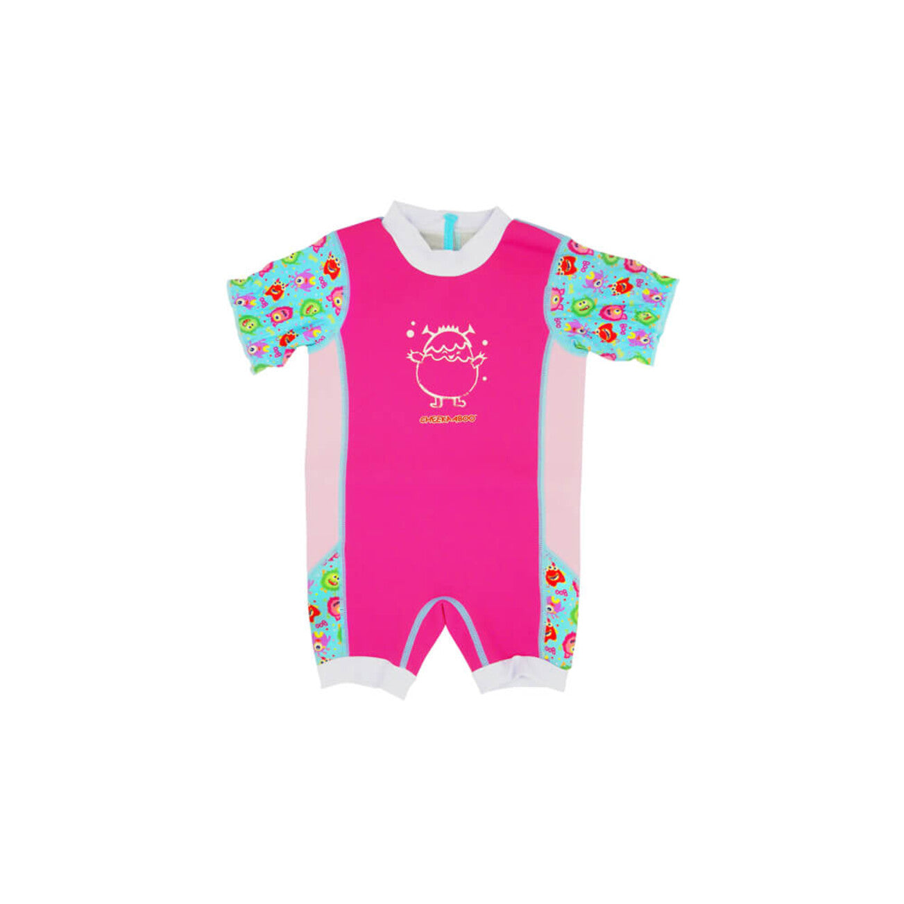 Cheekaaboo Chittybabes Suit - Pink/Monster-Bebehaus