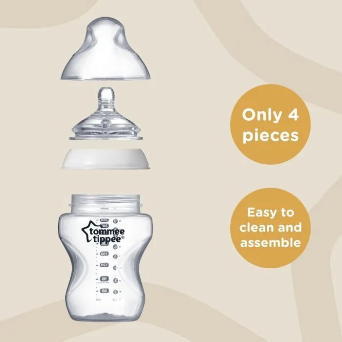 Tommee Tippee Feeding Bottle With Super-Soft Teat Malaysia