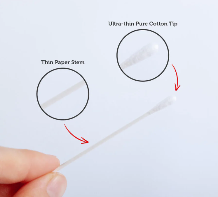 Suzuran Antibacterial Cotton Swab 180 pcs-Bebehaus