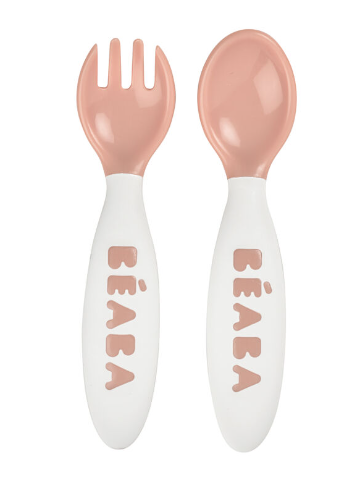 Beaba Training Spoon/Fork 2nd Stages Ergonomic Cutlery 10set-Bebehaus