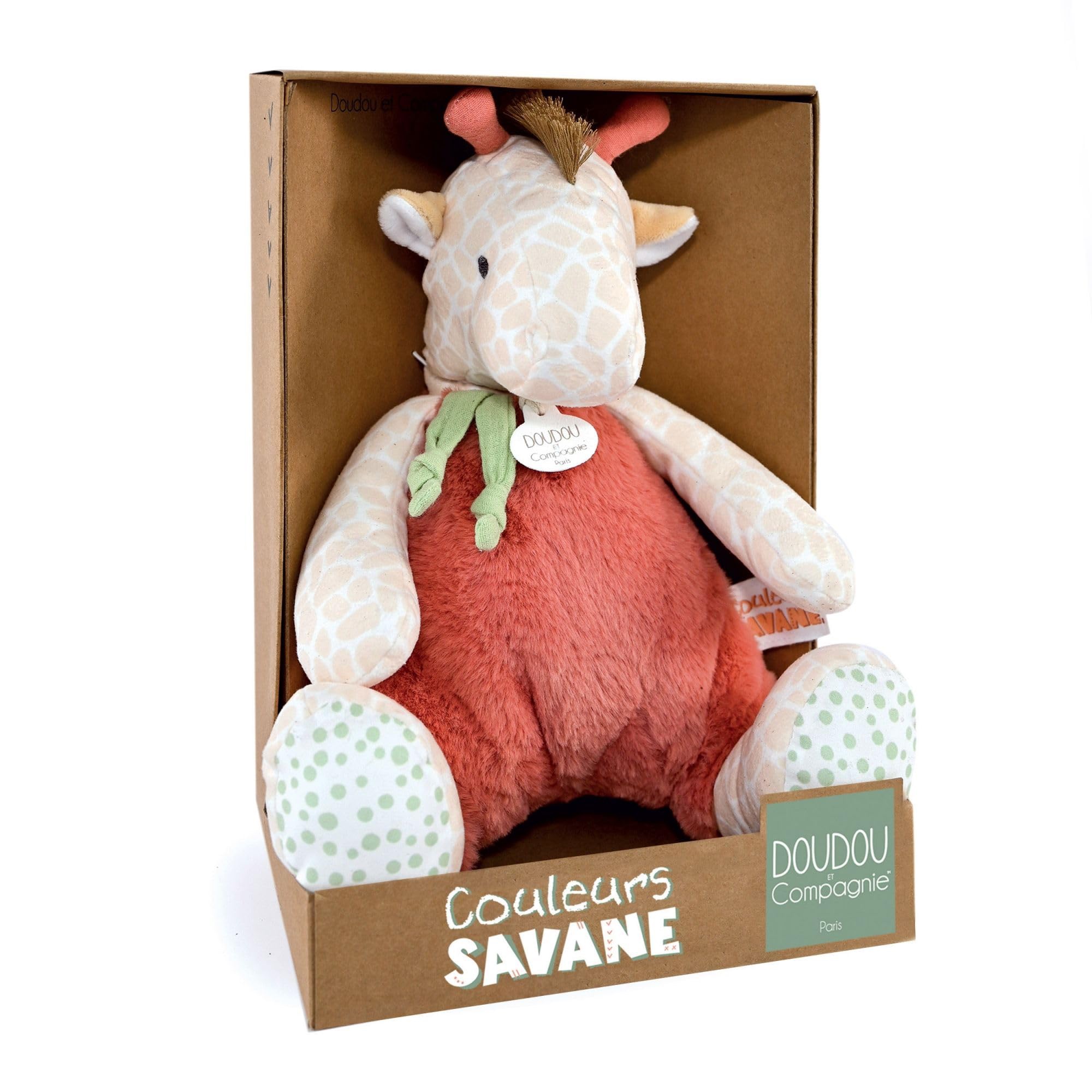 Doudou Couleurs Savane - Giraffe Small