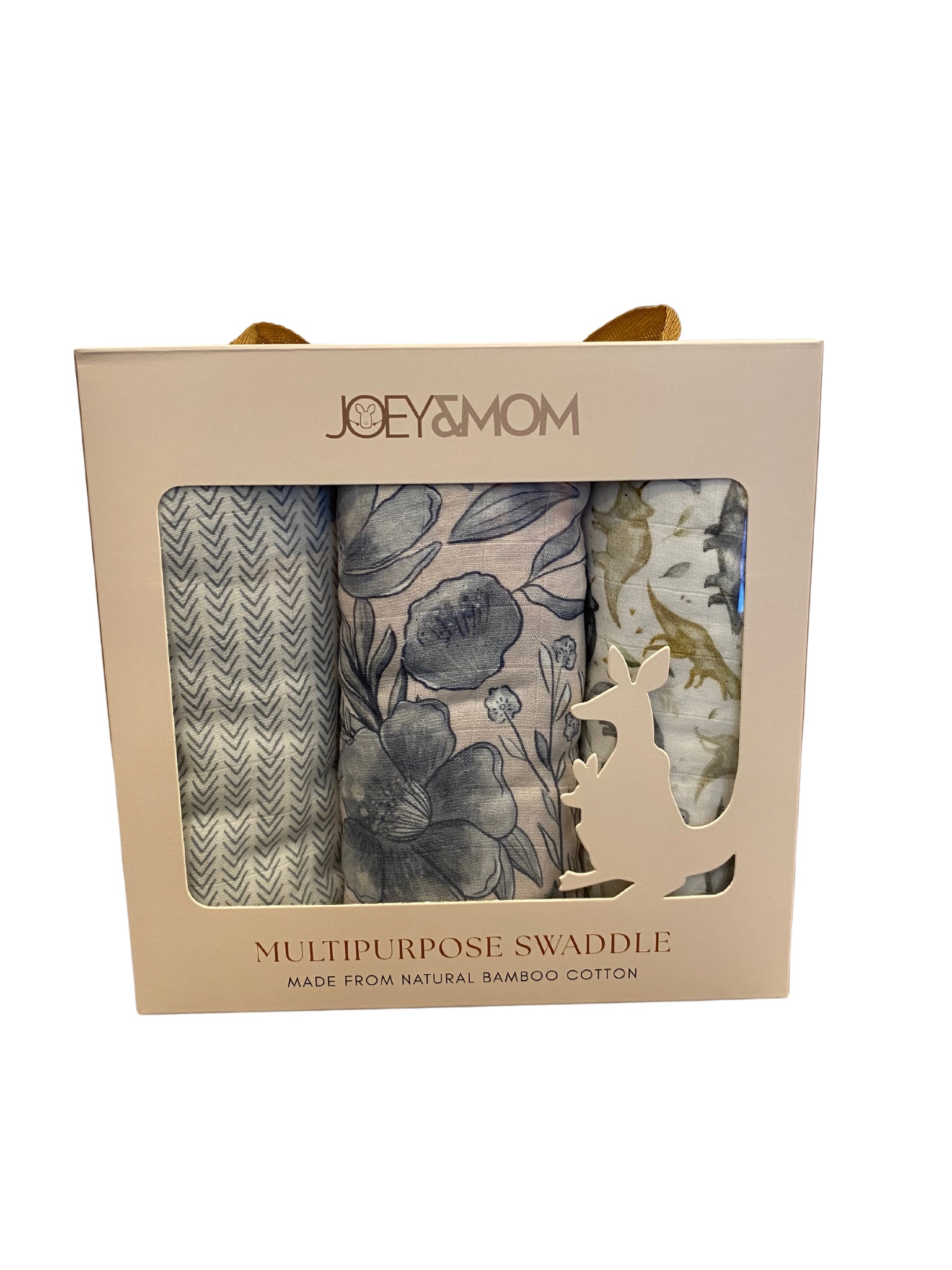 Joey&Mom Multipurpose Swaddle Bamboo Cotton Bundle 3in1-Bebehaus