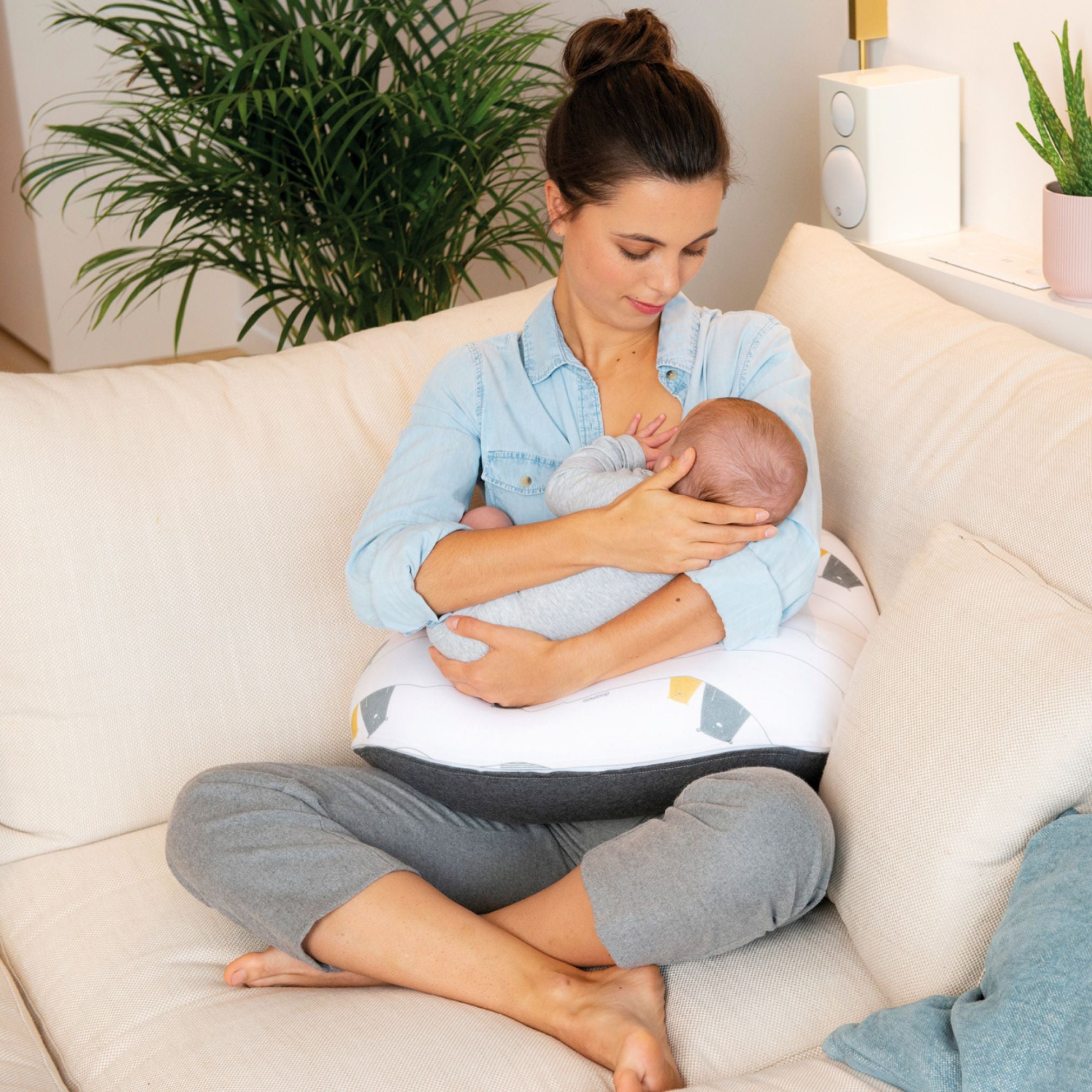 Doomoo Softy Nursing Pillow-Bebehaus